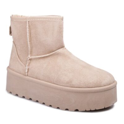 Women boots 23360 BEIGE