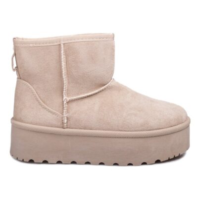 Women boots 23360 BEIGE