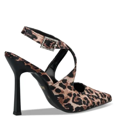 Envie shoes slingback pumps E02-20875-LEOPAR