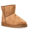 FAUX SHEARLING BOOTIES 20477