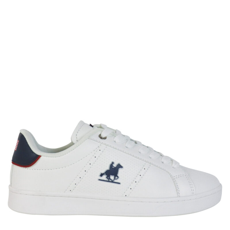 GPM424025 White Sneakers με κορδόνι U.S.GRAND POLO