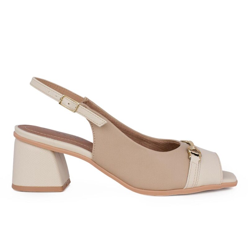 Piccadilly 715023-9 peep toe nude