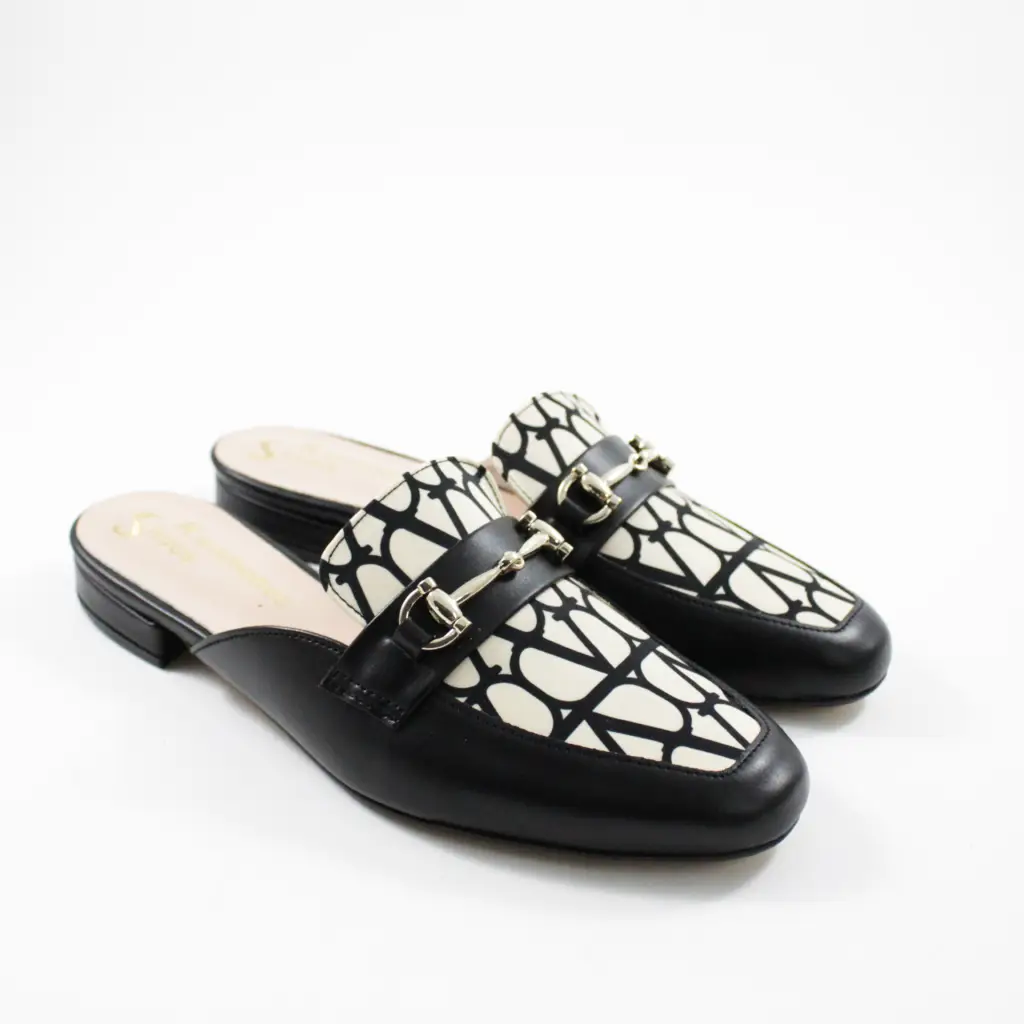 mules kammenos shoes 03-2 black