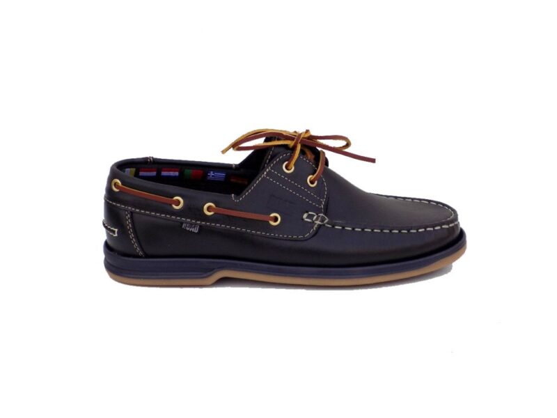 On the Road 10113 Δερμάτινα Ανδρικά Boat Shoes σε Μπλε Χρώμα
