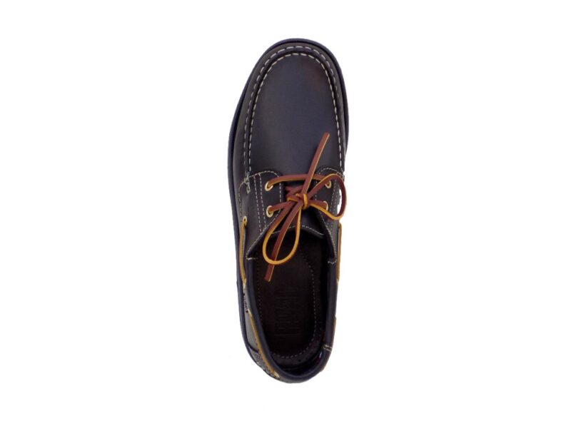 On the Road 10113 Δερμάτινα Ανδρικά Boat Shoes σε Μπλε Χρώμα