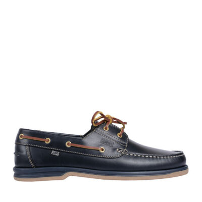 On the Road 10113 Δερμάτινα Ανδρικά Boat Shoes σε Μπλε Χρώμα