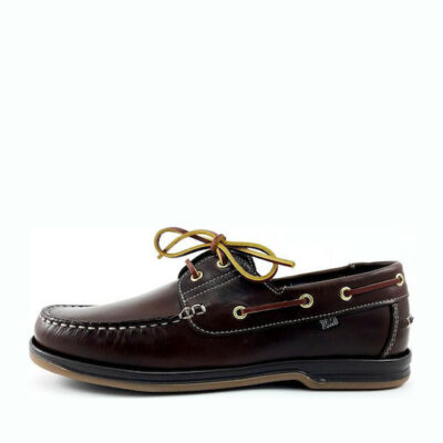 On the Road 10113 Δερμάτινα Ανδρικά Boat Shoes σε Καφέ Χρώμα