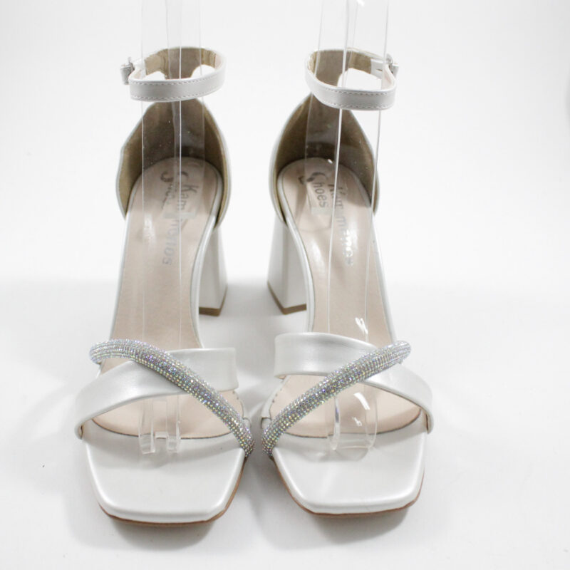Beatris 1630 heels λευκό πέρλα