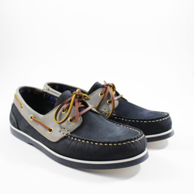 Ανδρικά δερμάτινα boat casual 211 leather grey