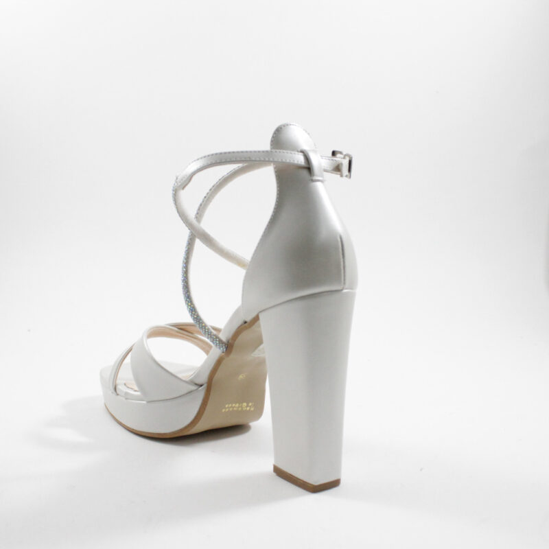 Women leather platform heels 4036 perla