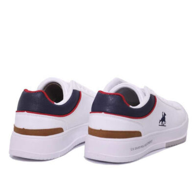 GPM514303 white sneakers με κορδόνι U.S.GRAND POLO