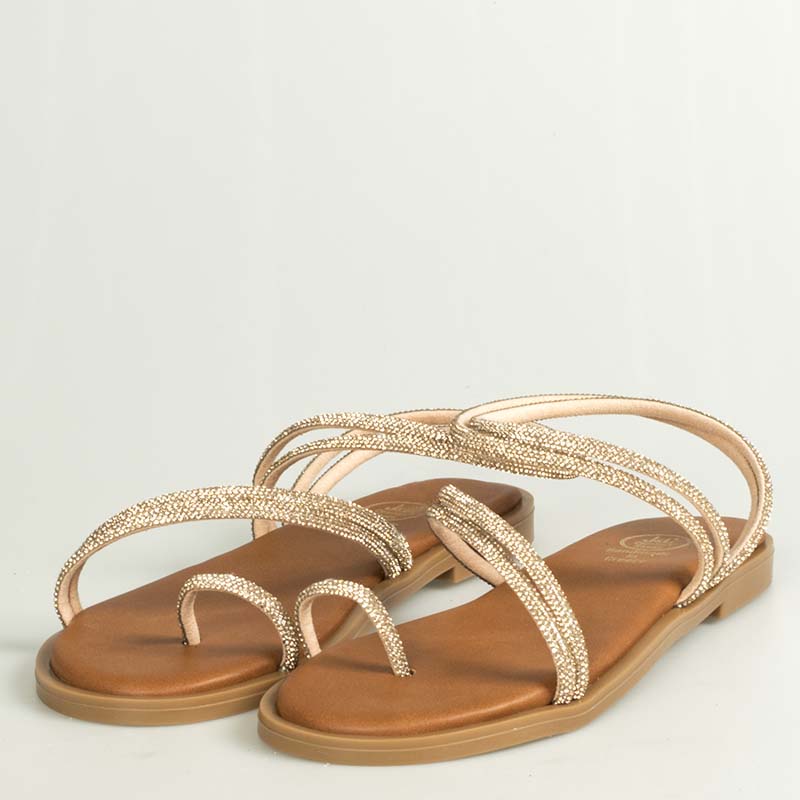 Leather flat sandals 1100