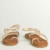 Leather flat sandals 1100
