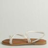Leather flat sandals 1100