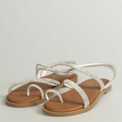 Leather flat sandals 1100