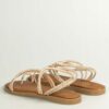 Leather flat sandals 1100