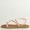 Leather flat sandals 1100