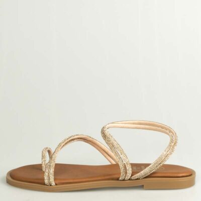 Leather flat sandals 1100