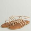 Leather flat sandals 1100 (Αντιγραφή)