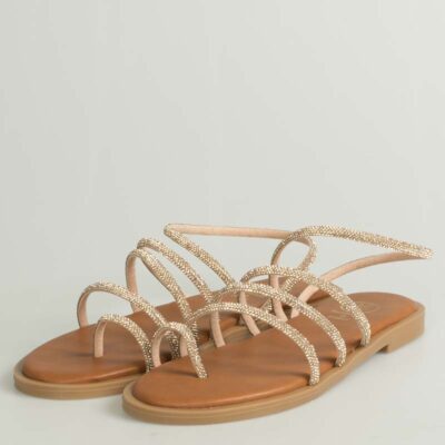 Leather flat sandals 1100 (Αντιγραφή)