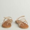 Leather flat sandals 1100 (Αντιγραφή)