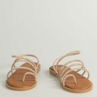 Leather flat sandals 1100 (Αντιγραφή)