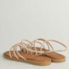Leather flat sandals 1100 (Αντιγραφή)