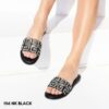 Leather flat sandals 1116