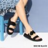 Leather flatform sandals 1802