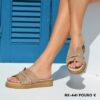 Leather flatform sandals 441