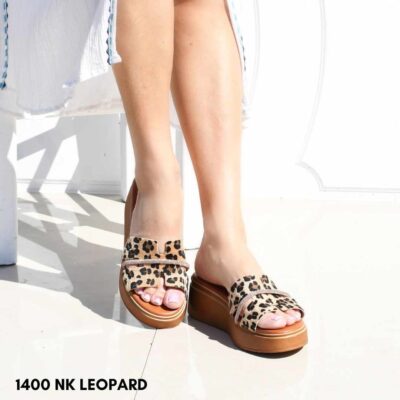 Women leather flatform sandals 1400 (Αντιγραφή)