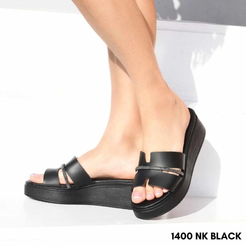 Women leather flatform sandals 1400 (Αντιγραφή)