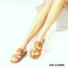 Leather flat sandals 1061