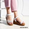 Women leather flatform sandals 1423