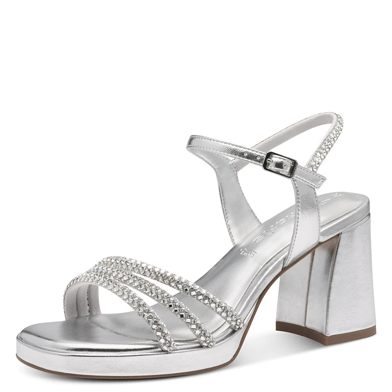 Tamaris Sandal 1-28355-44 919 SILVER GLAM