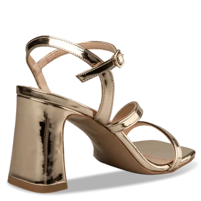 MID-HEEL SANDALS 21781 GOLD