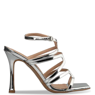 STILETTO SANDALS E02-21811-45 SILVER