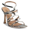 STILETTO SANDALS E02-21811-45 SILVER