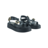 Women leather flatform sandals 1701