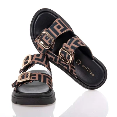 Flat sandals 4525 brown