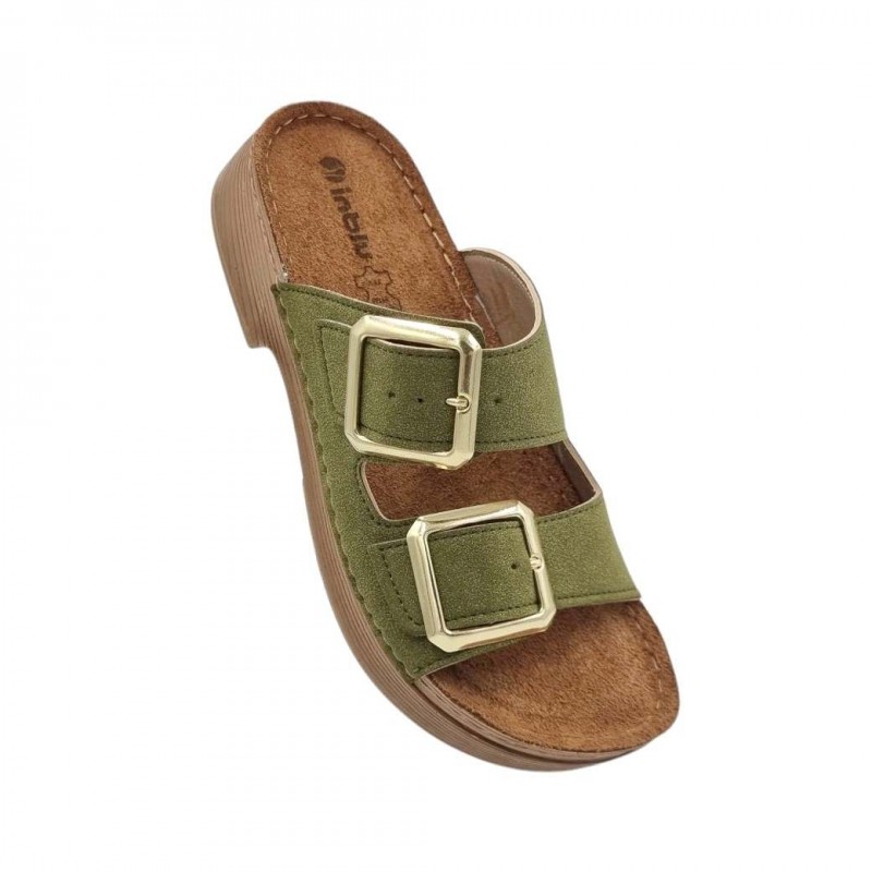 Inblu women anatomic sandals TF040100 tundra
