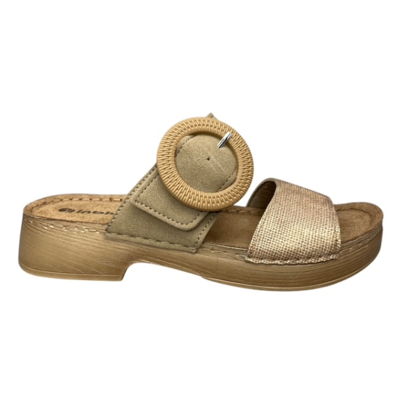 Inblu women anatomic sandals TF10100 copper sand