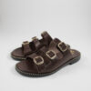 Flat sandals 165 brown