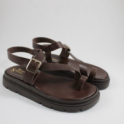 Flatform sandals 4500 brown