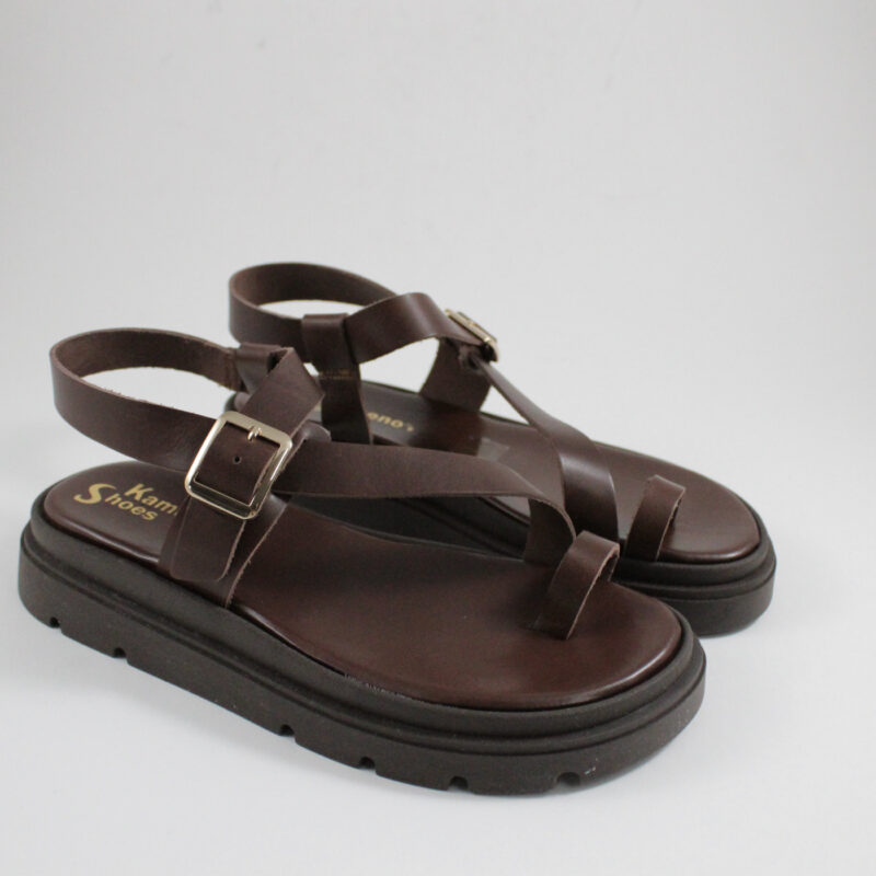 Flatform sandals 4500 brown