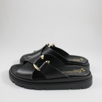 Flatform sandals 4565 black