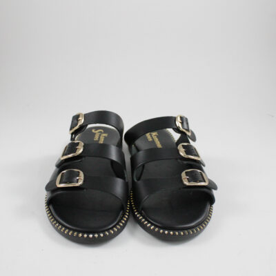 Flat sandals 165 black