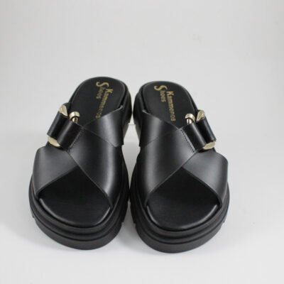 Flatform sandals 4565 black