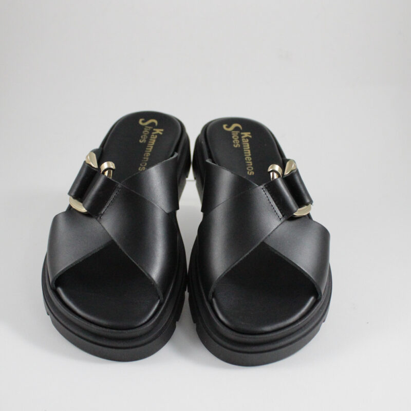 Flatform sandals 4565 black