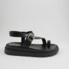 Flatform sandals 4500 black